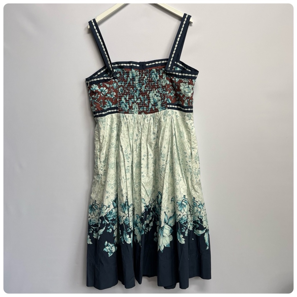 NWT Anthropologie Maeve Sleeveless Square-Neck Button-Front Midi Dress, L - Picture 12 of 14